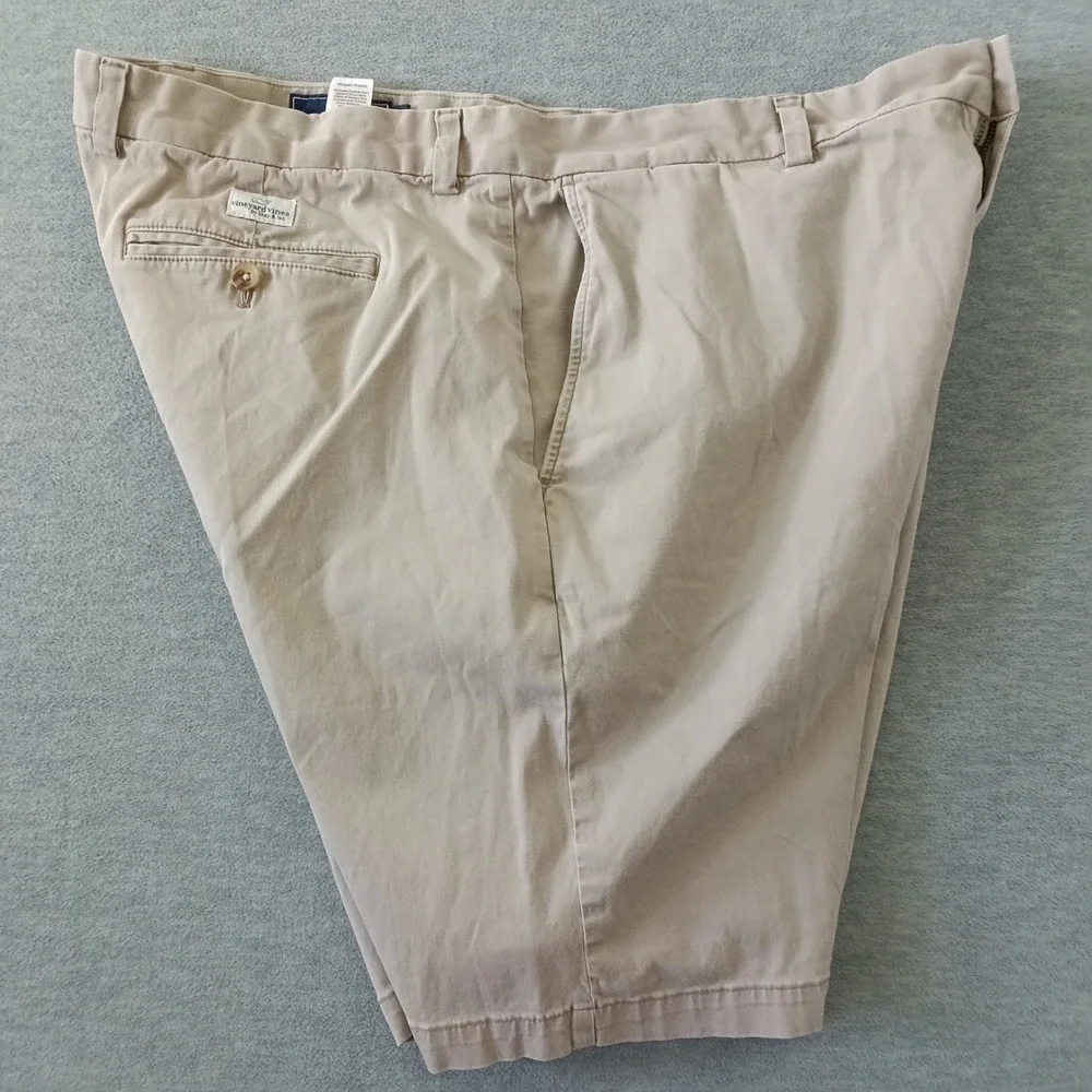 Vineyard Vines Mens Breaker Shorts Khaki Tan Stretch Chino Size 40